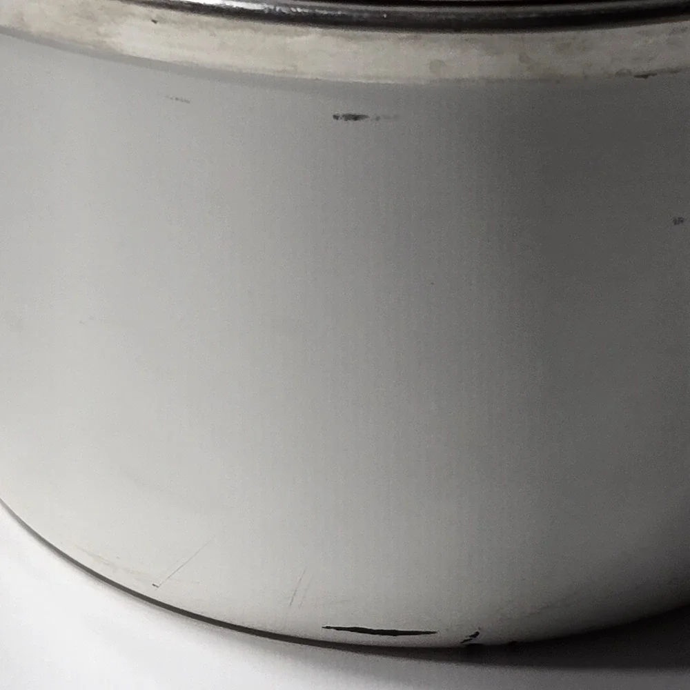 VINTAGE White 1 3/4 qts Saucepan Corning Ware TK-2 Cookmates Teakettle USA MCM‎